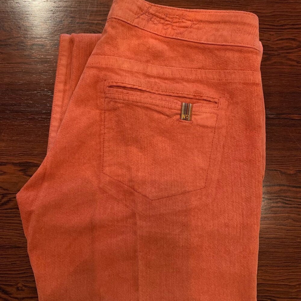 Notify Orange Crushed Corduroy Wide leg Pant Size 30